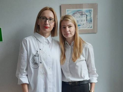 Agnieszka Drewniak i Marta Paradiuk