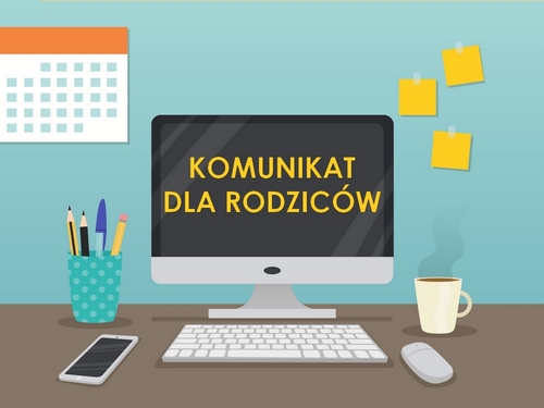 Komunikat dla rodziców grafika