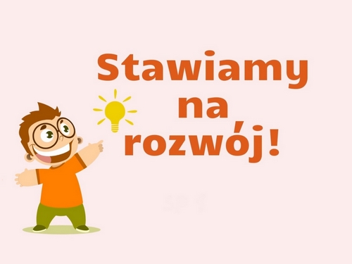 Grafika Stawiamy na rozwój