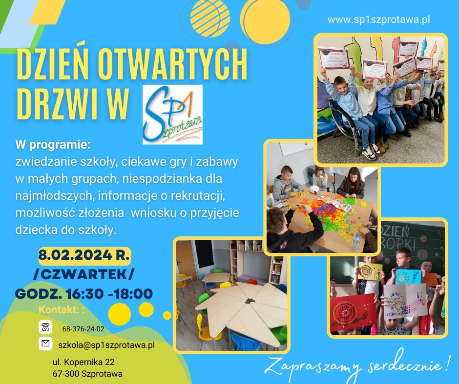 Rekrutacja do klasy pierwszej w roku 2024/25