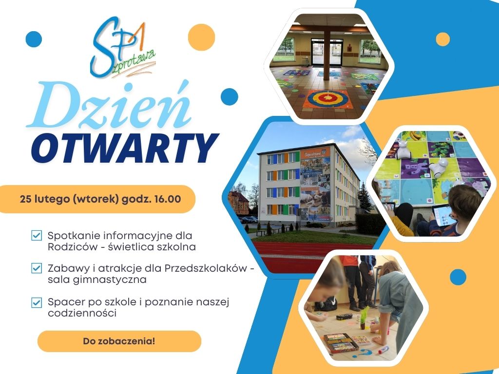 Zapraszamy na Dzień Otwarty w SP1!