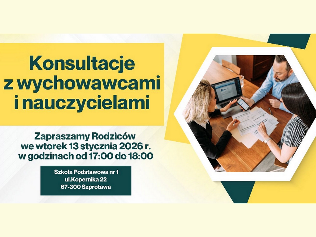 Styczniowe konsultacje dla rodziców