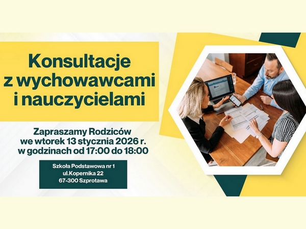 Styczniowe konsultacje dla rodziców